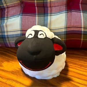 Hand made sheep plant/item holders